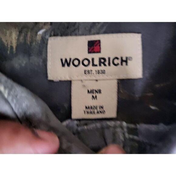 Vintage Woolrich Button Up Shirt Men Sz M Rare Deer Hunting Outdoor Workwear - Picture 4 of 7